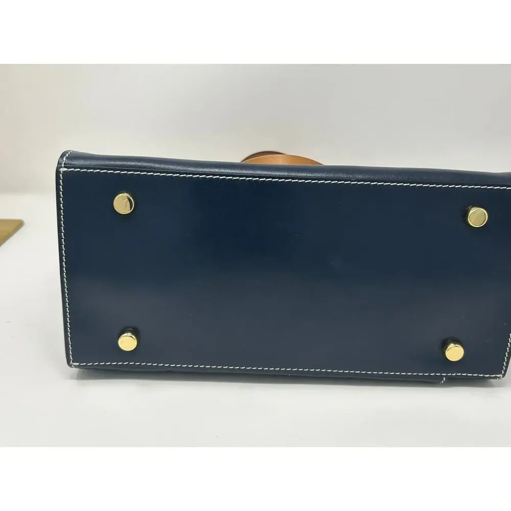 Orla Kiely Embossed Stem Willow Leather Bag - Picture 5 of 11